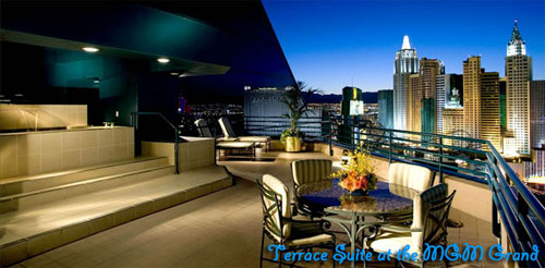 Terrace Bachelor Party Suites