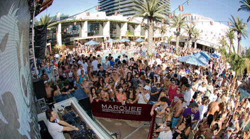 vegas Marquee Dayclub pool