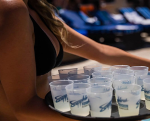 Sapphire Pool Bottle service